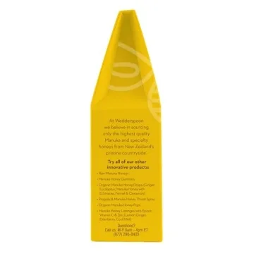 Wedderspoon Organic Manuka Honey Drops - Natural Throat Relief