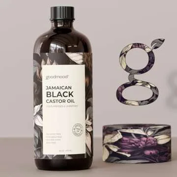GOODMOOD Organic Jamaican Black Castor Oil for Hair & Skin