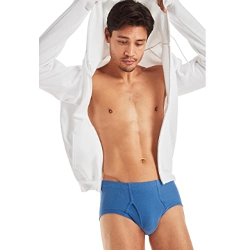 Hanes Men's Stretch Cotton Briefs Pack of 6 Large