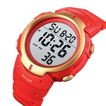 CakCity Men's Digital Sports Watch | Waterproof LED Large Face Watch