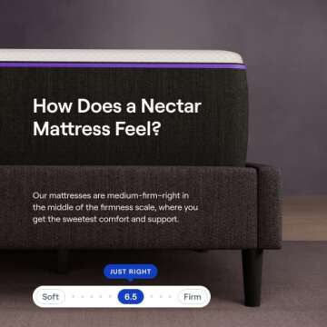 Nectar Premier Full Mattress 13" - Medium Firm Gel Memory Foam Mattress - 5 Layers of Comfort - Dual Action Cooling Tech - 365-Night Trial - Forever Warranty,White