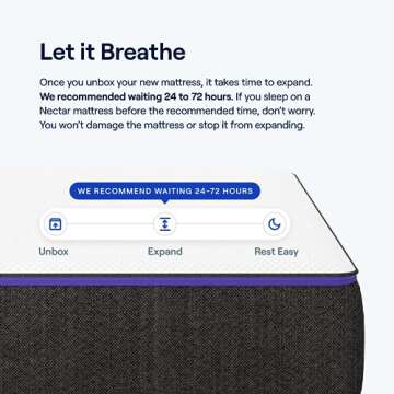 Nectar Premier Full Mattress 13" - Medium Firm Gel Memory Foam Mattress - 5 Layers of Comfort - Dual Action Cooling Tech - 365-Night Trial - Forever Warranty,White