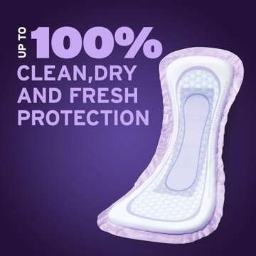 Poise Overnight Incontinence Pads - Comfort & Protection