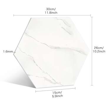 MORCART Stylish and Durable Peel and Stick Floor Tiles