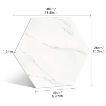 MORCART Stylish and Durable Peel and Stick Floor Tiles