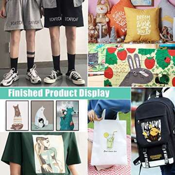 12"×10" Heat Press Machine for t Shirts Portable Hand Free Rapid Even Heat Easy Press Sublimation T-Shirt Press Printing Machine(12x10inch EasyPress Mat Included) (Coral Red)