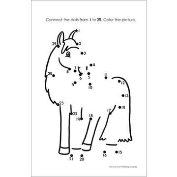 School Zone - My First Dot-to-Dots Workbook - Ages 3 to 6 - Preschool to Kindergarten, Activity Pad, Connect the Dots, Numbers 1-25, Coloring, and More (School Zone Little Busy Book™ Series)