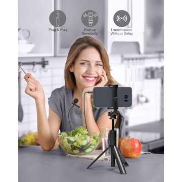 PoP voice Lavalier Microphone for Clear Audio Recording