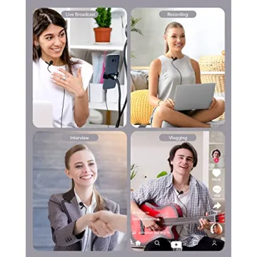 PoP voice Lavalier Microphone for Clear Audio Recording