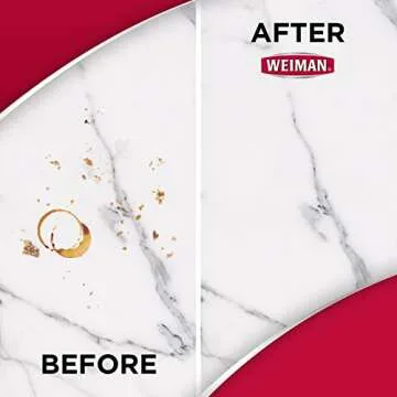 Weiman Quartz Countertop Cleaner and Polish - Clean and Shine Your Countertops Islands and Stone Surfaces with UV Protection, 24 Ounce with MicroFiber Towel, 2 Pack