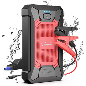 YABER 2500A Car Jump Starter - Compact & Powerful 12V Emergency Battery Pack