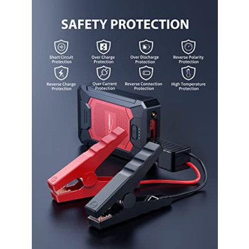 YABER 2500A Jump Starter Compact Portable Car Power Bank