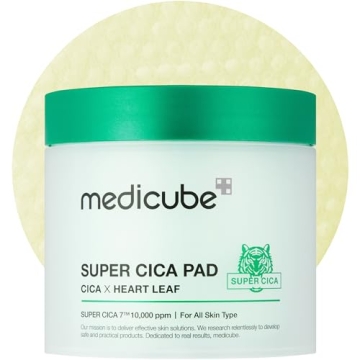 Medicube Super Cica Facial Toner Pads for Sensitive Skin
