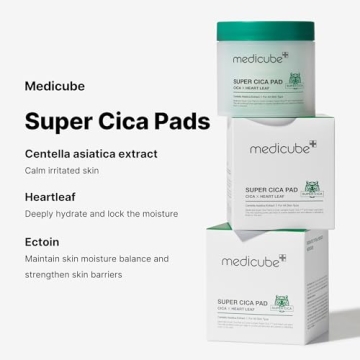 Medicube Super Cica Facial Toner Pads for Sensitive Skin
