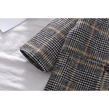 MoZiKQin Toddler Wool Coat - Warm Stylish Jacket for Kids