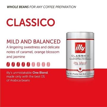 Illy Classico Whole Bean Coffee - Medium Roast