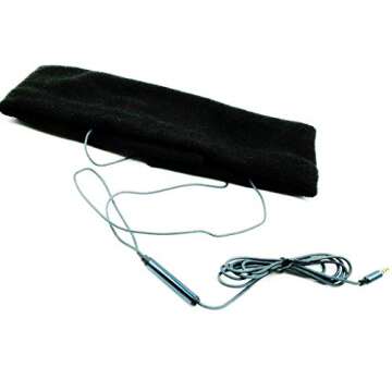 CHOKMAX Sleep Headphones with Ultra Thin Adjustable Speakers Comfortable Soft Fleece Headband Sleep Eye Mask for Sleeping, Perfect for Air Travel