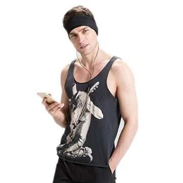 CHOKMAX Sleep Headphones with Ultra Thin Adjustable Speakers Comfortable Soft Fleece Headband Sleep Eye Mask for Sleeping, Perfect for Air Travel