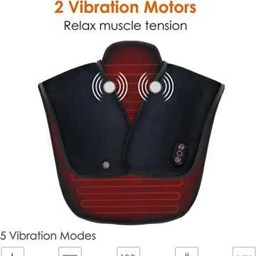 Wearable Electric Shoulder Massager for Comfort