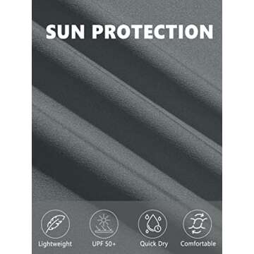 TACVASEN Polo Shirts Women Dry Fit Sun Protection Shirt V-Neck Short Sleeve Polos Lightweight SPF Golf Tops, Dark Grey, M