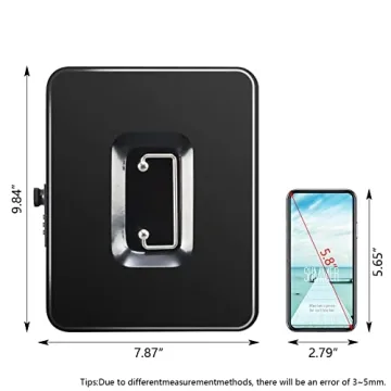 KYODOLED Cash Box with Combination Lock for Security