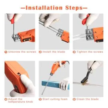 DOMINOX Hot Knife Foam Cutter & Tool Kit for Insulation