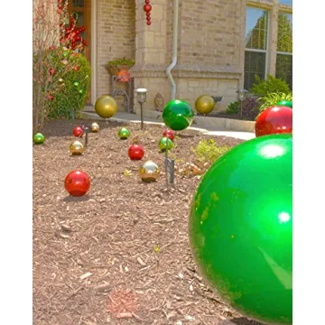 Oversized 6" Shatterproof Christmas Ornaments for Outdoor Use