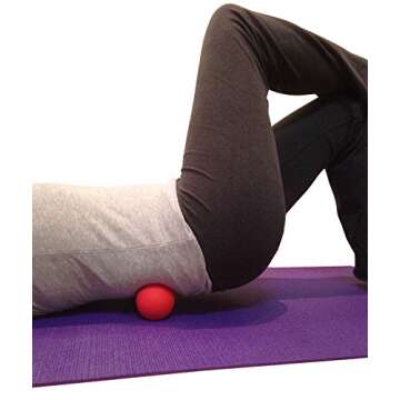 Massage Lacrosse Balls for Myofascial Release, Trigger Point Therapy, Muscle Knots, and Yoga Therapy...