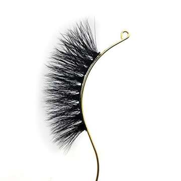 Mikiwi Thick Full 3D Mink Lashes DA007 Long Mink Eyelashes Cruelty Free 3D Mink Eyelashes Dramatic Look Volumn False Lashes …