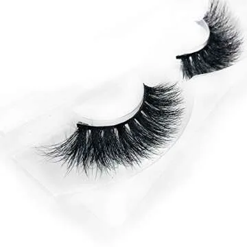 Mikiwi Thick Full 3D Mink Lashes DA007 Long Mink Eyelashes Cruelty Free 3D Mink Eyelashes Dramatic Look Volumn False Lashes …