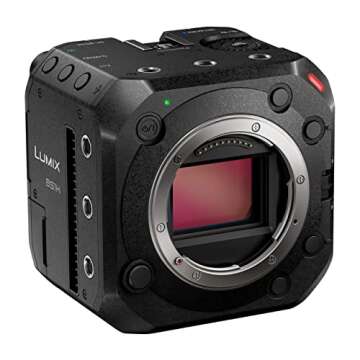 Panasonic LUMIX BS1H Full-Frame Box-Style Live & Cinema Camera, Compact Body with 6K 24p / 5.9K 30p 10-bit Unlimited Video Recording, Multicam Control (DC-BS1H)