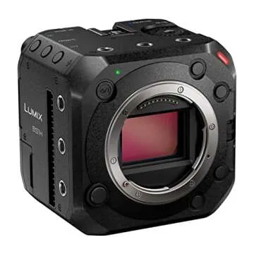 Panasonic LUMIX BS1H Full-Frame Box-Style Live & Cinema Camera, Compact Body with 6K 24p / 5.9K 30p 10-bit Unlimited Video Recording, Multicam Control (DC-BS1H)