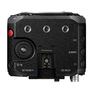 Panasonic LUMIX BS1H Full-Frame Box-Style Live & Cinema Camera, Compact Body with 6K 24p / 5.9K 30p 10-bit Unlimited Video Recording, Multicam Control (DC-BS1H)