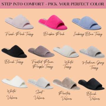 Dearfoams Beatrice Women's Velour Slide Slipper