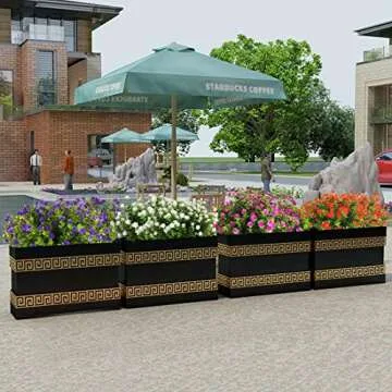 RECUTMS Artificial Flowers, Fake Outdoor UV Resistant Plants Artificial Lotus Flowers Eucalyptus Greenery Shrubs Bridal Wedding Bouquet for Home Garden Party Wedding Decoration 8 Bundles (White)