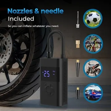 AutoSky Portable Air Compressor with Digital Pressure Gauge