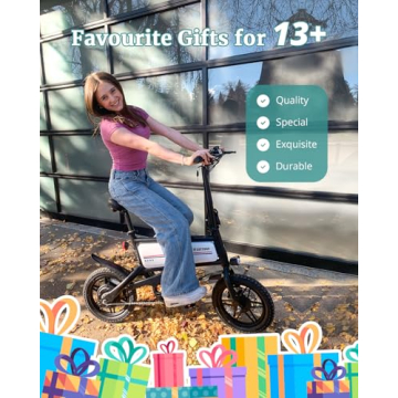 Gotrax Nano 14" Folding Electric Bike for City Commuting