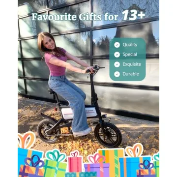 Gotrax Nano 14" Folding Electric Bike for City Commuting