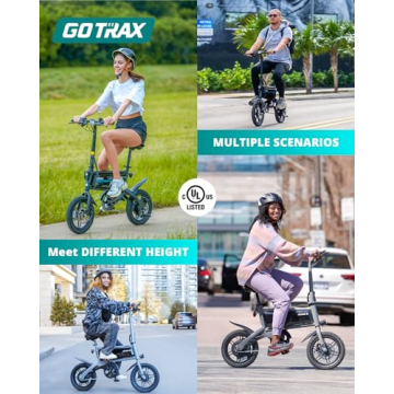 Gotrax Nano 14" Folding Electric Bike for City Commuting