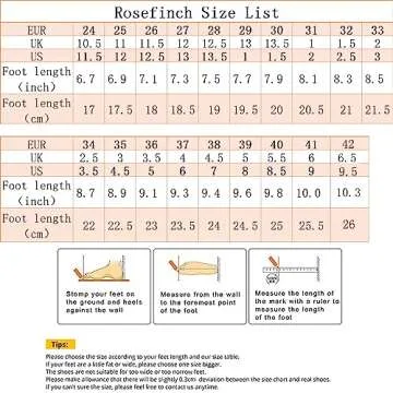 Rosefinch Girls' Dance Shoes Heel 1.3" Latin Salsa Practise Dancing Shoes for Dancing Salsa Latin Ta...