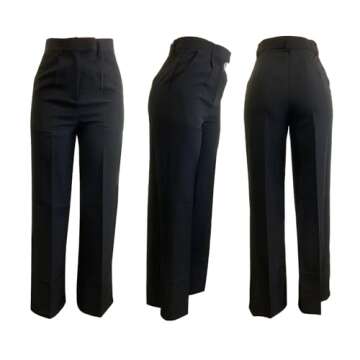 Unybwonn High Waist Dress Pants for Women - Chic Comfort