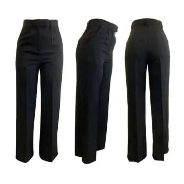 Unybwonn High Waist Dress Pants for Women - Chic Comfort