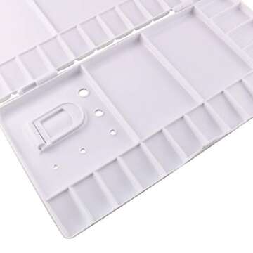 JCBIZ 33 Grid Plastic Watercolor Palette for Artists