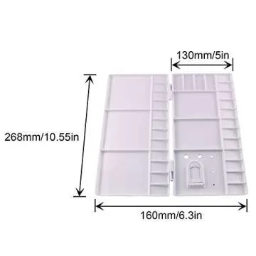 JCBIZ 33 Grid Plastic Watercolor Palette for Artists