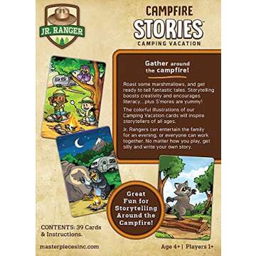 Jr Ranger Campfire Stories Card Game for Kids
