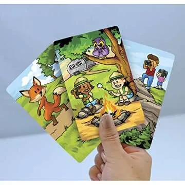 Jr Ranger Campfire Stories Card Game for Kids
