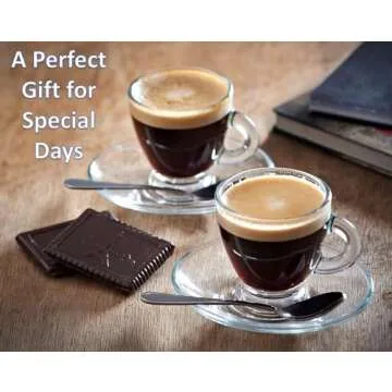 Elegant BOHEM'S Espresso Cup Set for Coffee Lovers