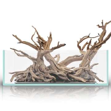 Ultum Nature Systems Ultra Clear Rimless Aquarium - Low Iron Glass Fish Tank with 45° Mitered Edges...