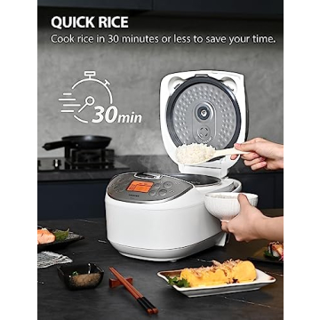 Toshiba 6-Cup Rice Cooker with Fuzzy Logic Technology
