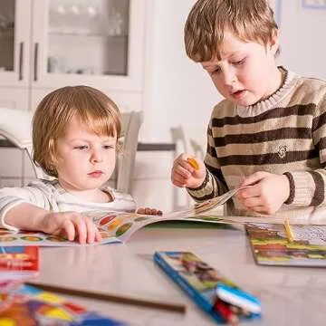 Puffy Sticker Book for Kids - Reusable Fun for Ages 1-8